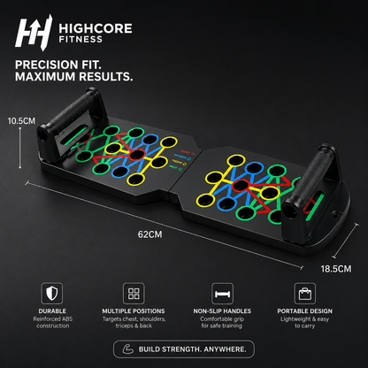 Portable Push-Up Board Set – Full Upper Body Trainer